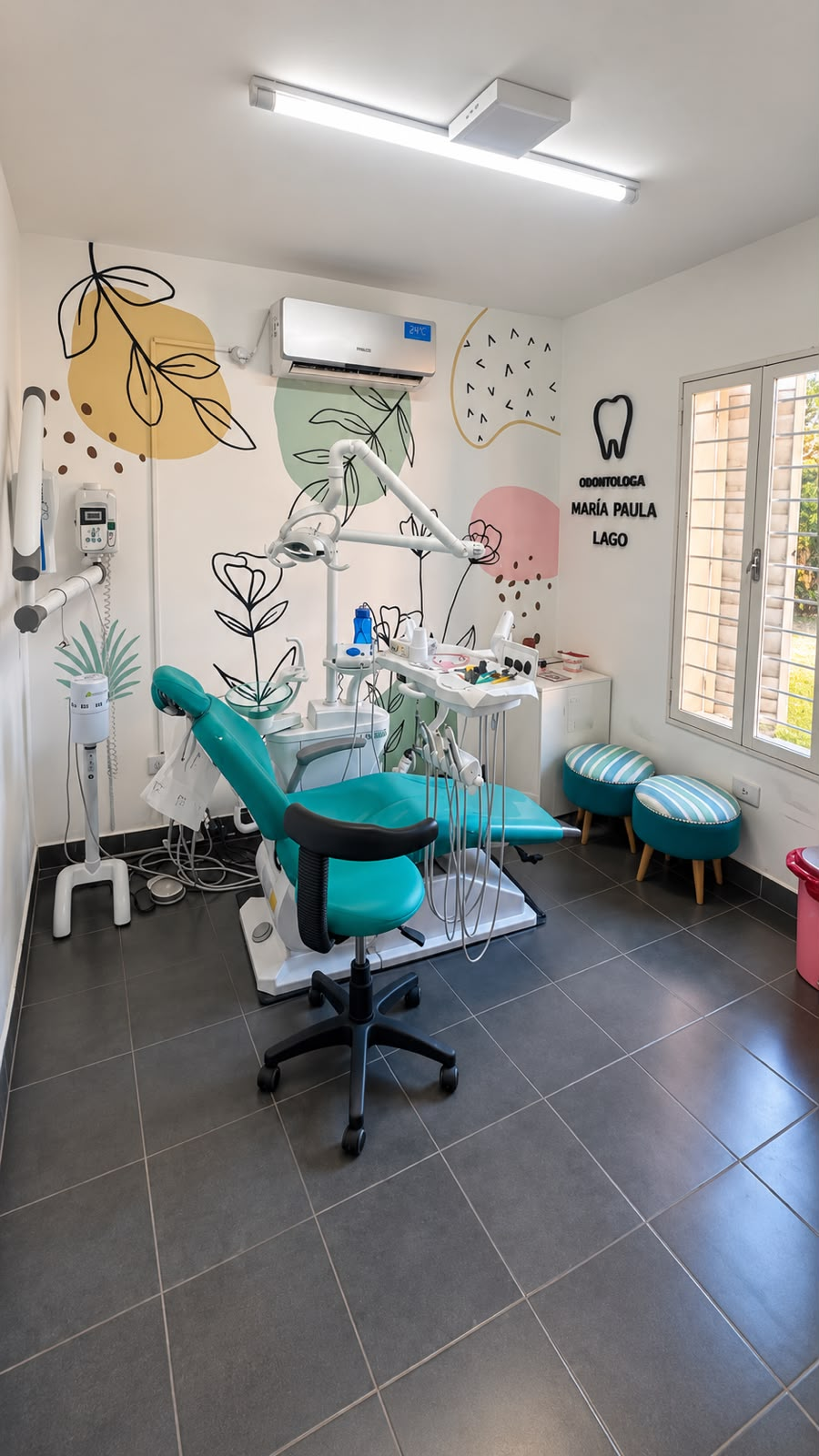 Consultorio odontológico con sillón dental de Las Cañitas