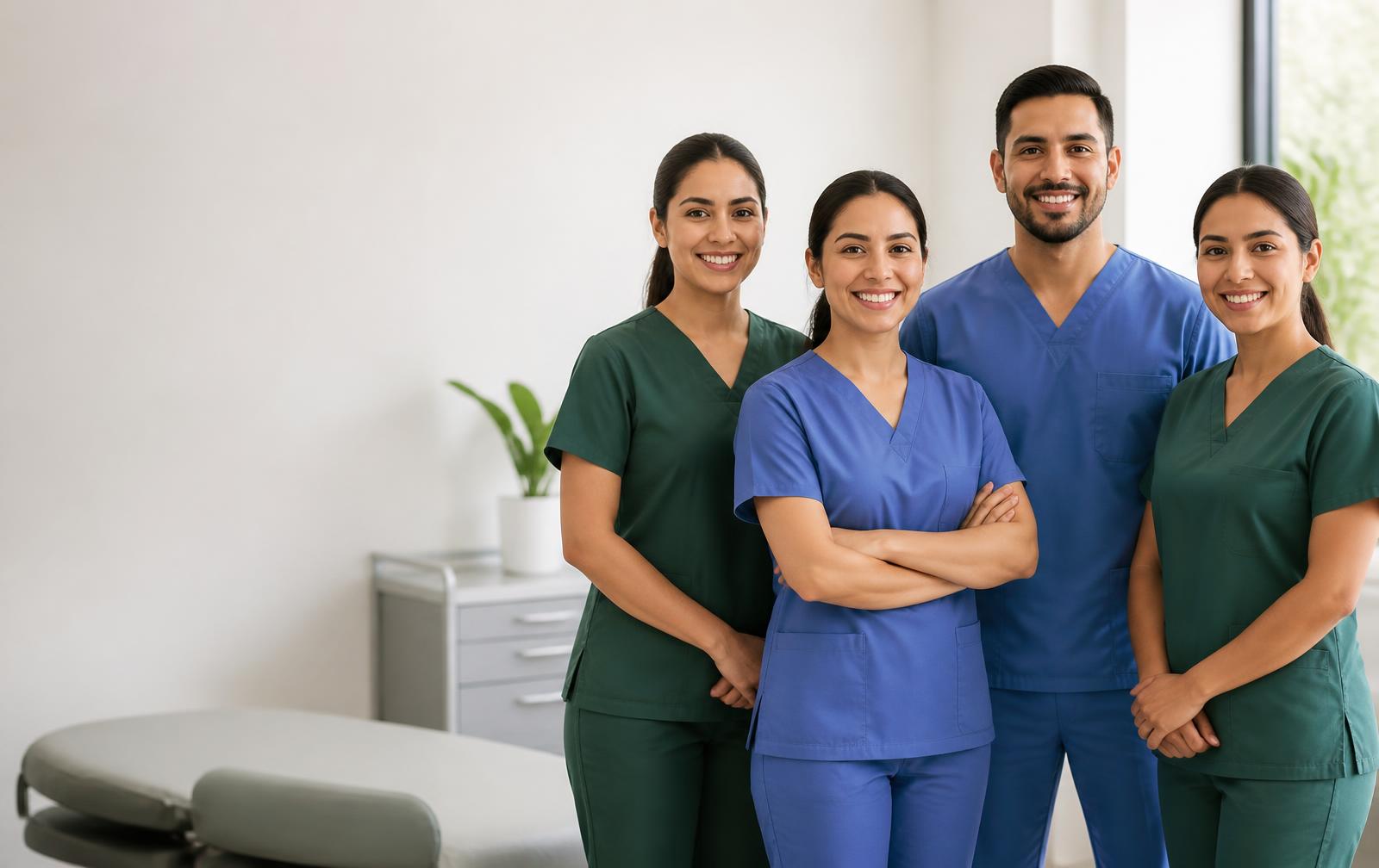 Equipo multidisciplinario de profesionales médicos